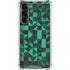Black & Green Galaxy S24 FE Clear Case